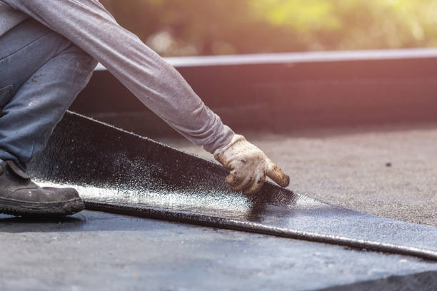Professional Vapor Barrier Installation technician working in Valley Stream, NY